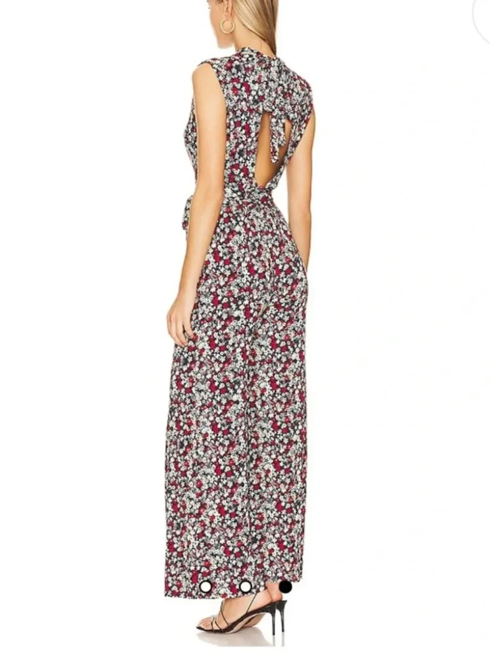 Free People Vibe Check One Piece Ditsy Floral Jumpsuit XS